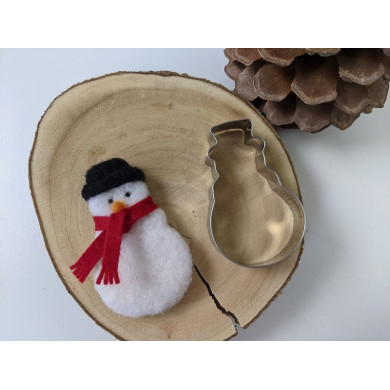 Snowman cookie cutter