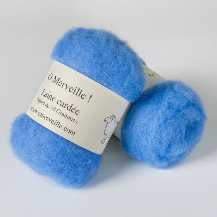 Cornflower wool