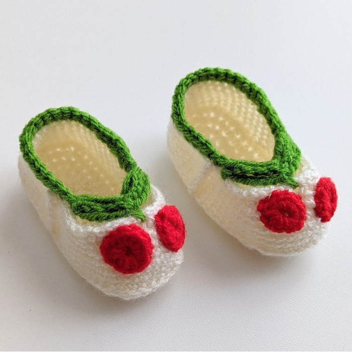 Crochet Baby Booties - Phildar