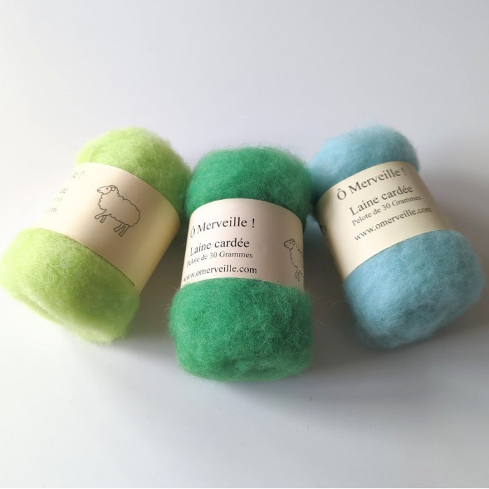 Carded wool mint