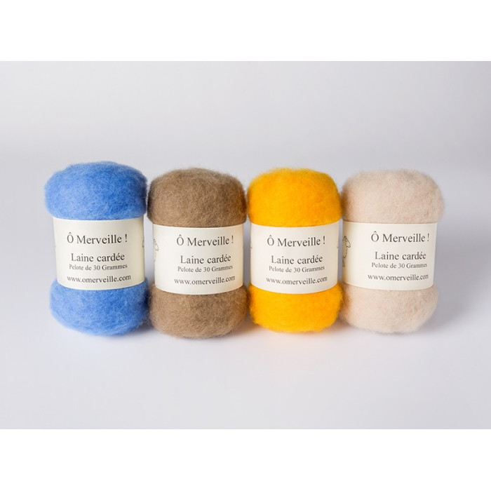 Trendy carded wool