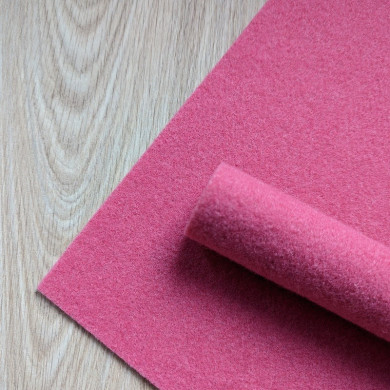 Blush pink wool felt coupon 30 x 30 cm