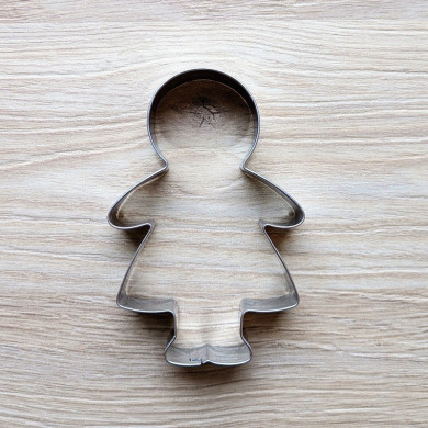 Metal doll cookie cutter