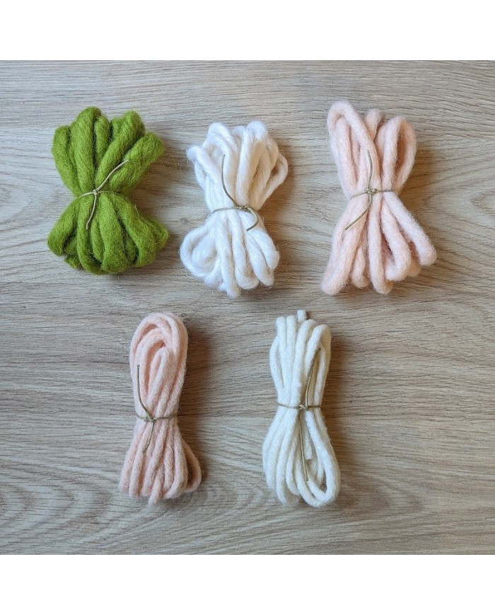 Felt cord 6 mm length 2 m