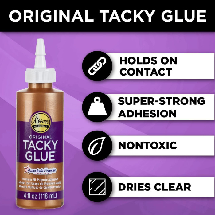 Chenille Kraft Tacky Glue - 4 fl oz bottle