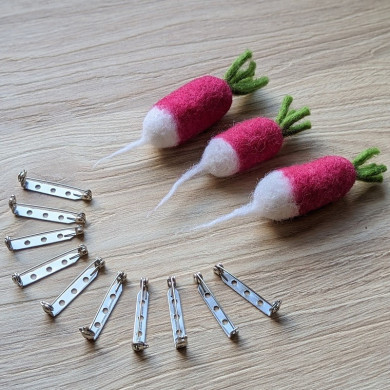 speldhouder 3,2 cm in metaal x 10