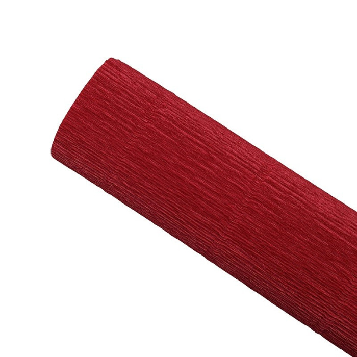 Papier crépon - Rouge 989 - 25 cm x 1,25 m - 140 g