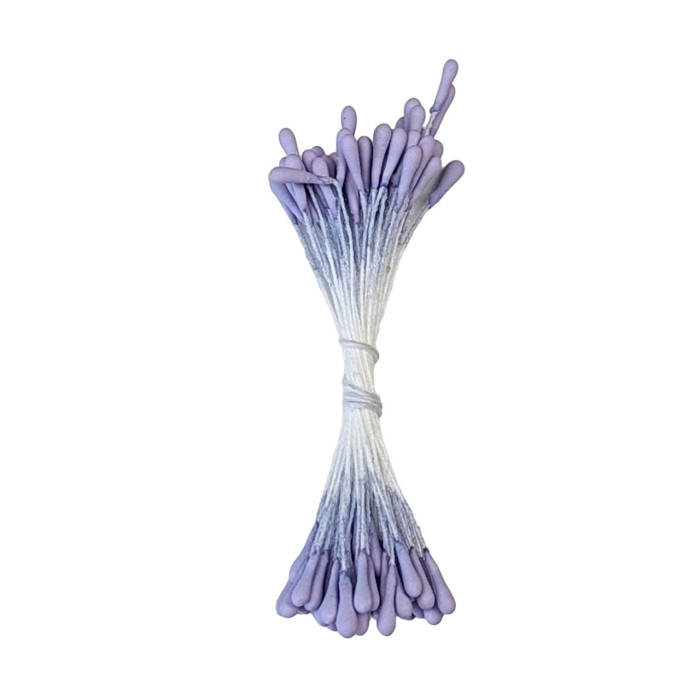 100 Lavender pistils 006 for paper flowers