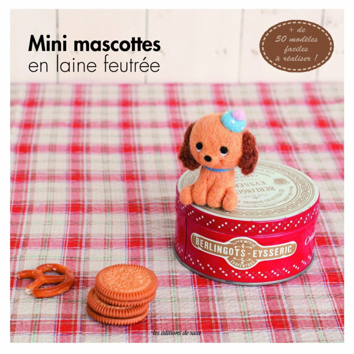 Mini mascottes van vilten wol