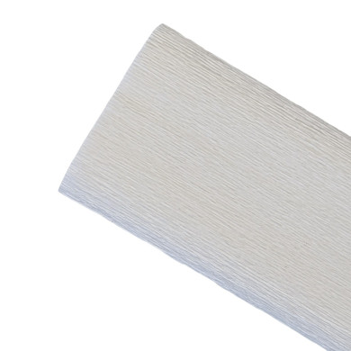 Crepe paper 90g - White 350 - 25 cm x 1.50 m