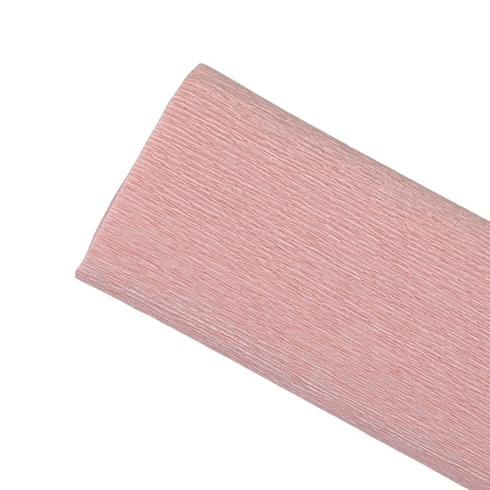 Papier crépon 90g - Rose poudré 358 - 25 cm x 1,50 m