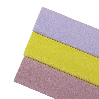 90g crêpepapier - citroengeel 371 - 25 cm x 1,50 m