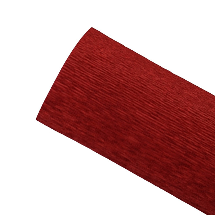Papier crépon 90g - Rouge 392  - 25 cm x 1,50 m