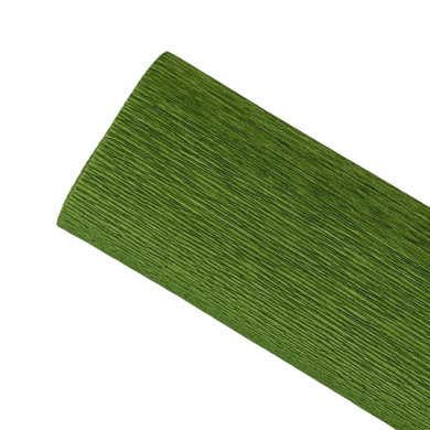 Papier crépon 90g - Vert 365 - 25 cm x 1,50 m