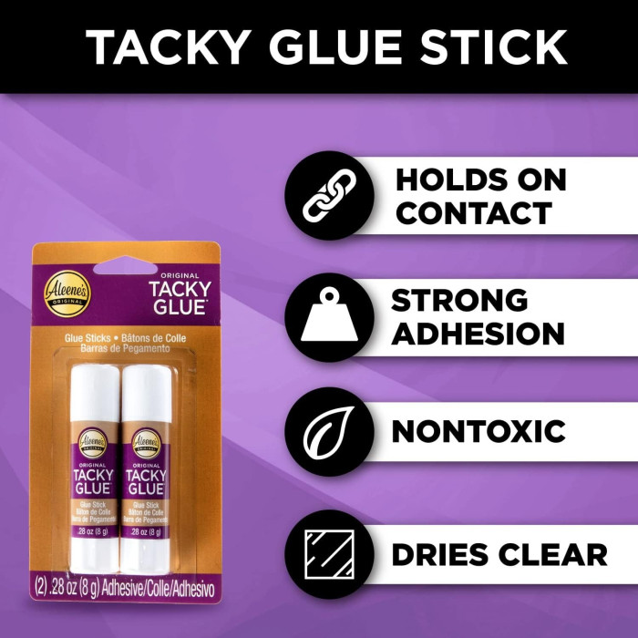 Alleene's originele Tacky Glue Sticks 8g x 2