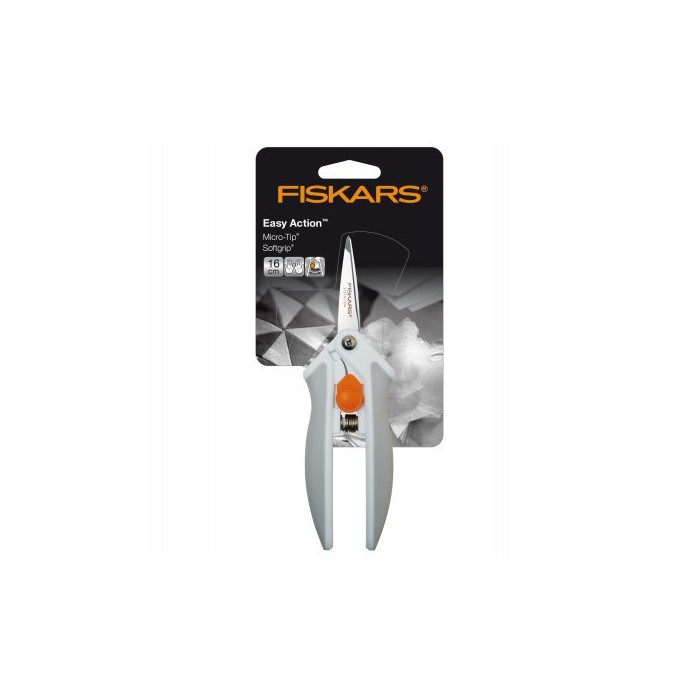 CISEAUX FISKARS UNIVERSELS 21CM DESIGN ERGONOMIQUE COUPE FACILEMENT TISSU  PAPIER ET MATÉRIAUX LAMINÉS DROITIERS