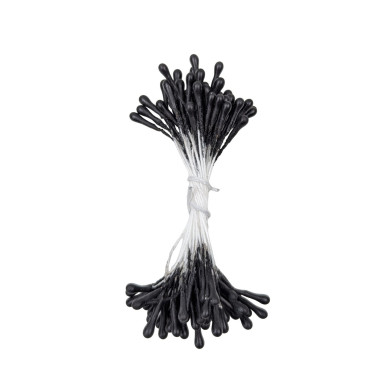 100 pistils black color 014 for paper flowers