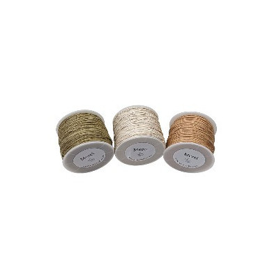 Spool of sand waxed cotton thread 004 70m 1mm