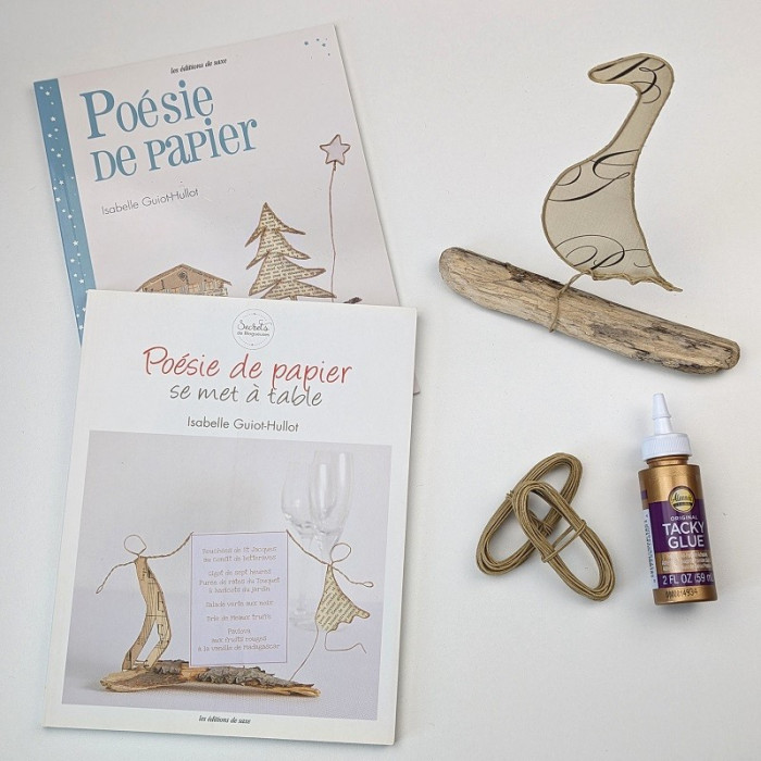Christmas party paper poetry - Isabelle Guiot Hullot