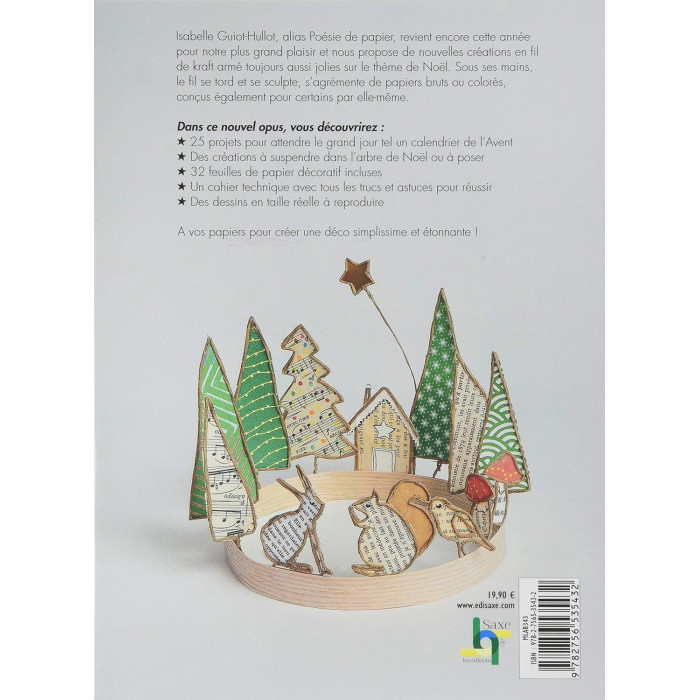 Christmas party paper poetry - Isabelle Guiot Hullot