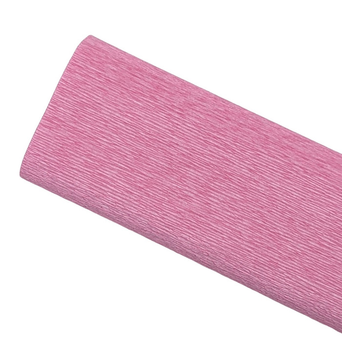 Papier crépon 90g - Rose 385 - 25 cm x 1,50 m