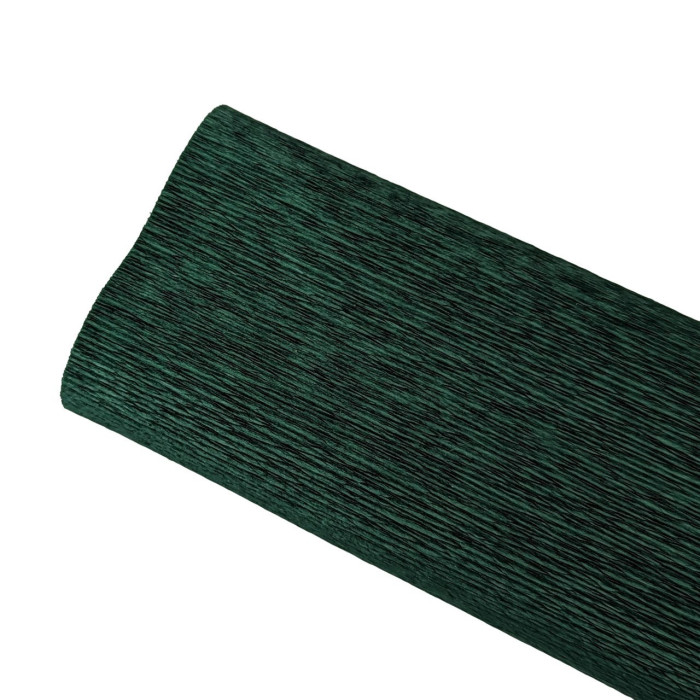 Papier crépon 90g - Vert bouteille 369 - 25 cm x 1,50 m