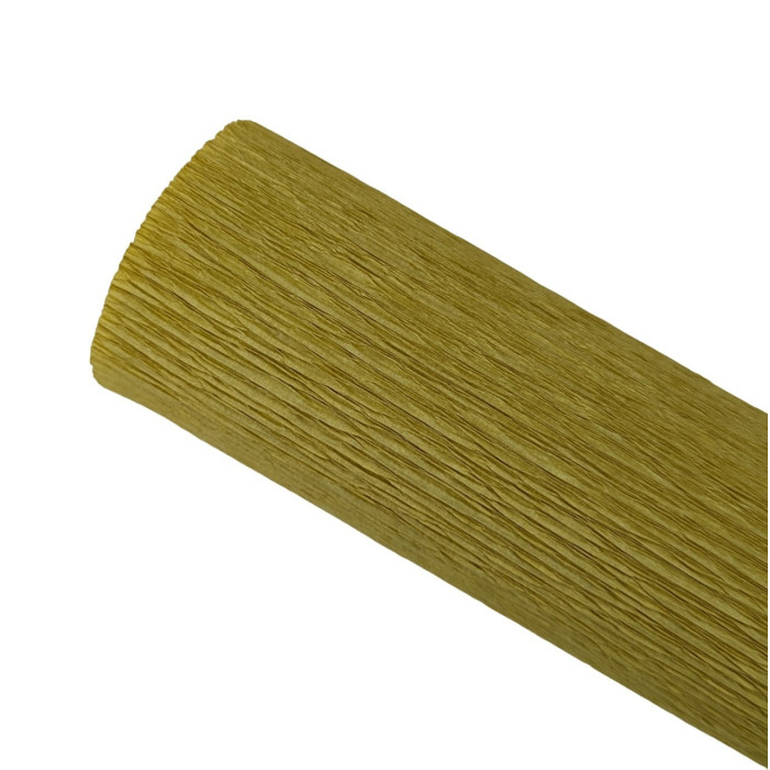 Papier crépon - Moutarde 979 - 25 cm x 1,25 m - 140 g