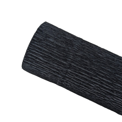 Platinum colored crepe paper - 25 cm x 1.25 m - 140 g