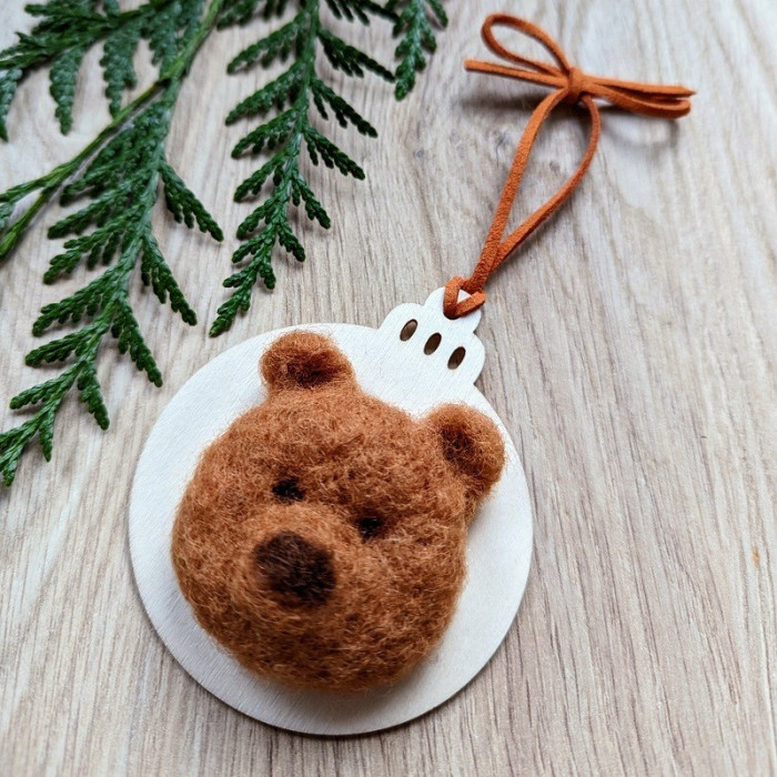 25 flat wooden Christmas baubles to customize