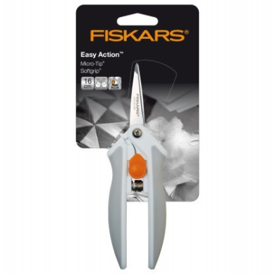 Fiskars universele titanium schaar met antiaanbaklaag 21 cm wit