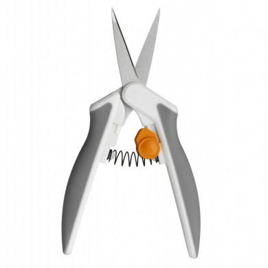 Fiskars universele titanium schaar met antiaanbaklaag 21 cm wit