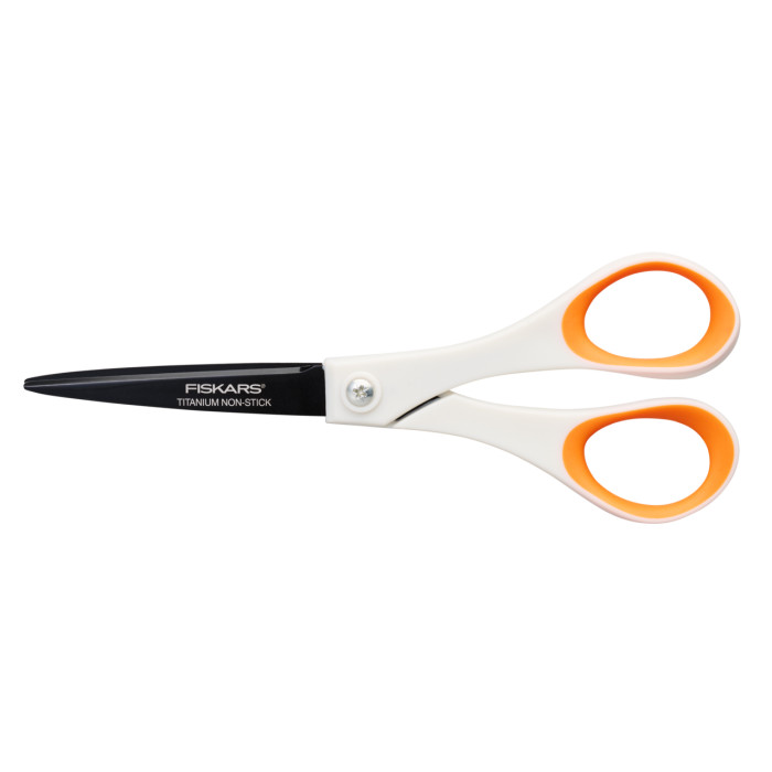 Ciseaux Fiskars Titanium Anti-adhésifs, ambidextre 18 cm