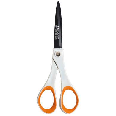 Fiskars Titanium antikleefschaar, tweehandig, 18 cm