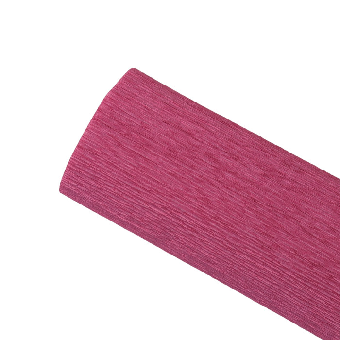 Crepe paper 90g - Dark pink 391 - 25 cm x 1.50 m