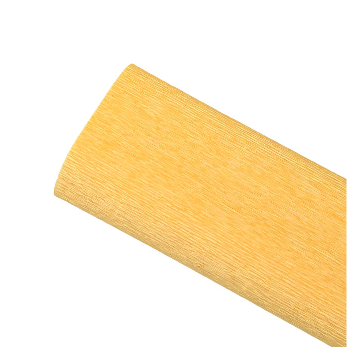 90g crepe paper - Straw yellow 386 - 25 cm x 1.50 m