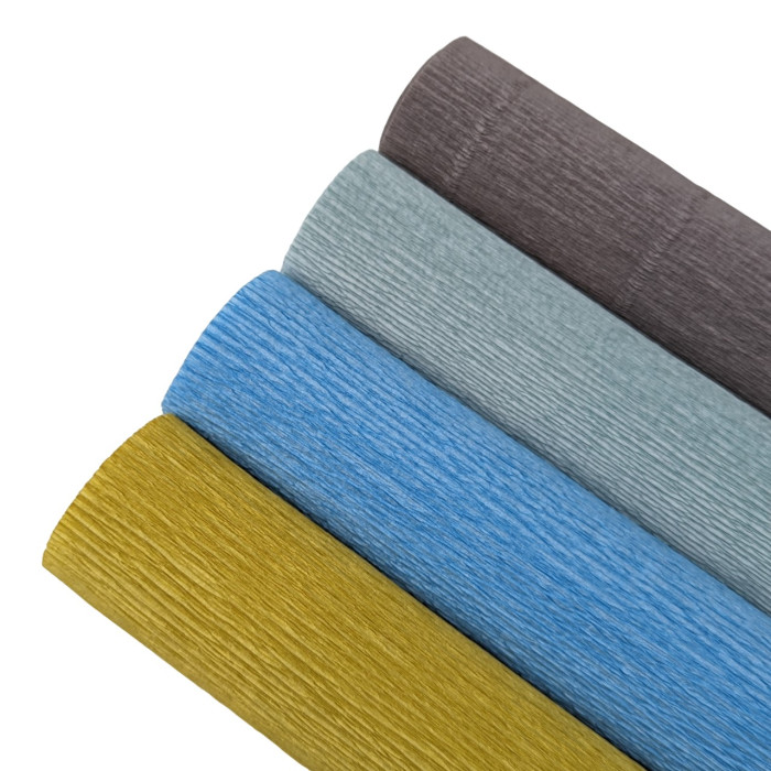 Crêpepapier - Vergeet-me-nietje blauw 956 - 25 cm x 1,25 m - 140 g