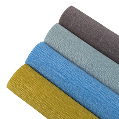 kopie van crêpepapier - Celadon blauw 621 - 25 cm x 1,25 m - 140 g