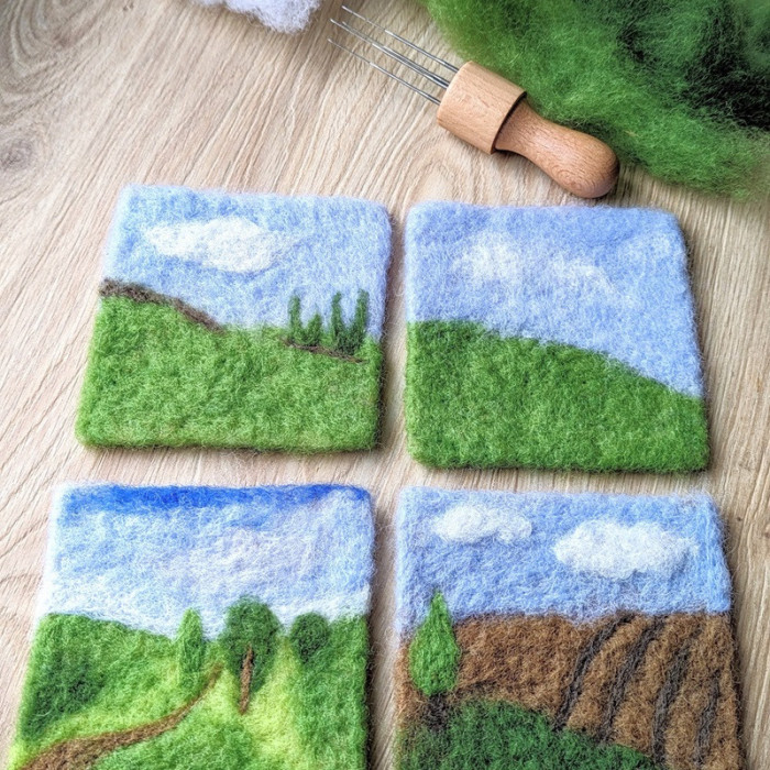 copy of Felted landscape painting workshop - Tuesday March 5, 2 p.m.