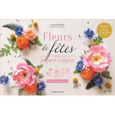 kopie van Crepe Paper Holiday Flowers Box - Laura Flavigny