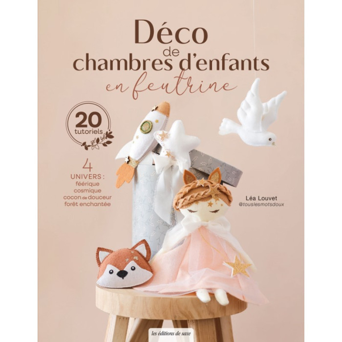 Felt children's bedroom decor - Léa Louvet - Editions de Saxe