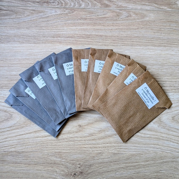 Pack of 10 bags of felting needles of all sizes