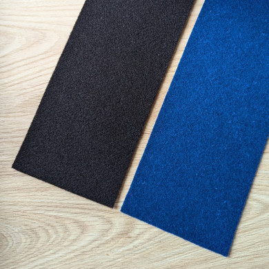 Wool felt ribbon in royal blue 10 cm x 1 m