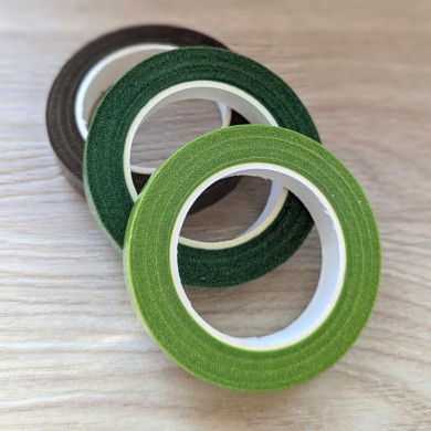 Florist tape trio - floratape - groen en bruin