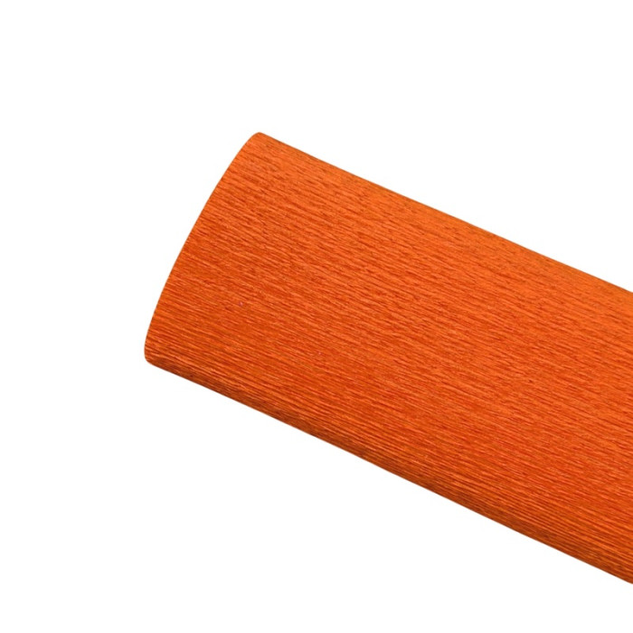 90g crepe paper - Dark orange 374 - 25 cm x 1.50 m