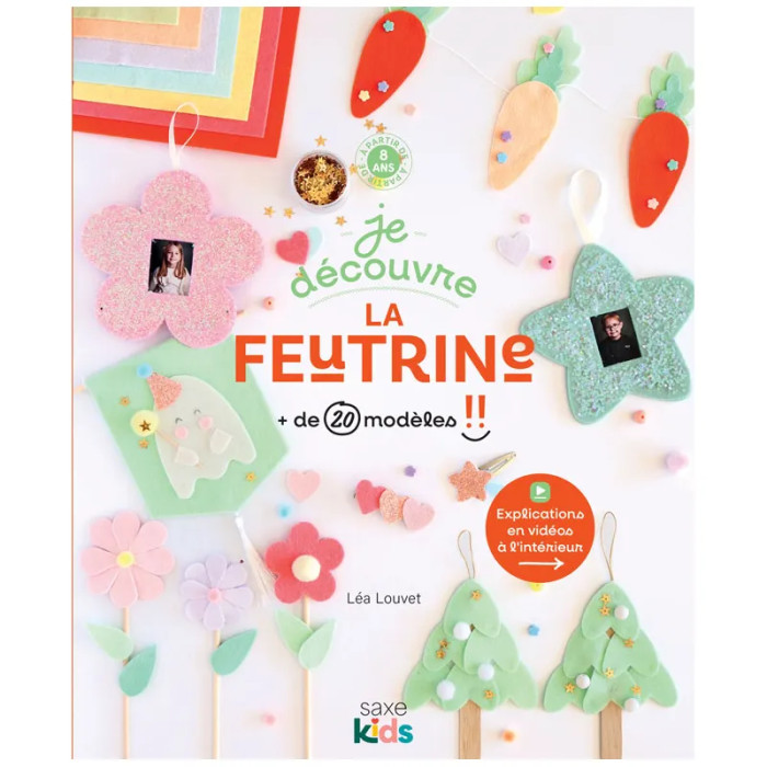 Book I discover felt by Léa Louvet Saxe Kids