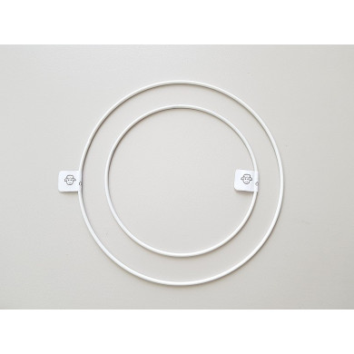 SECOND CHOIX Cercle en métal 30 cm pour couronne et attrape-rêves