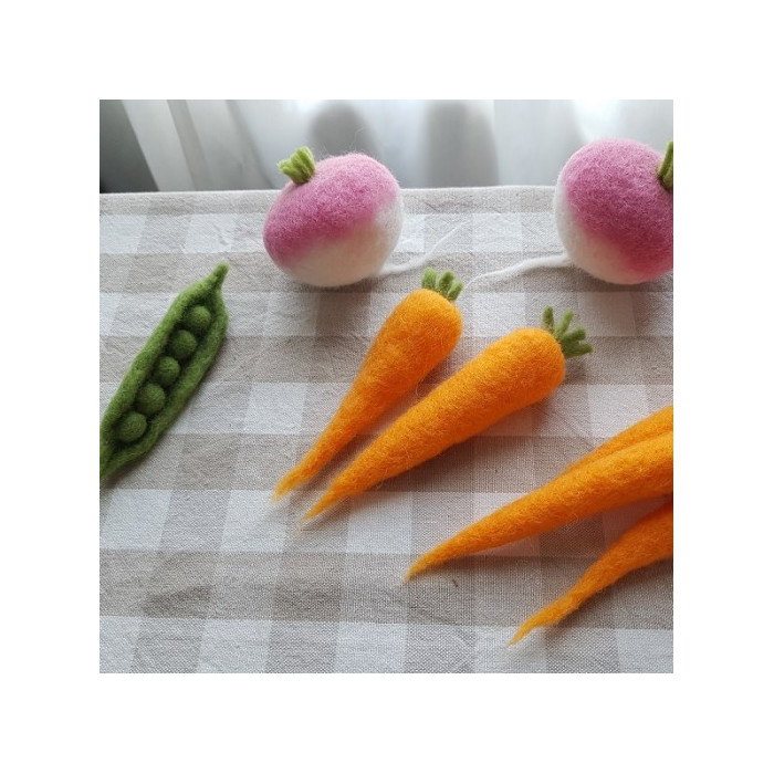 Felted Vegetable Workshop - Monday, July 7 from 2 p.m. to 5 p.m.