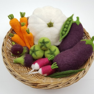 Felted Vegetable Workshop - Monday, July 7 from 2 p.m. to 5 p.m.