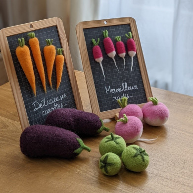 Felted Vegetable Workshop - Monday, July 7 from 2 p.m. to 5 p.m.