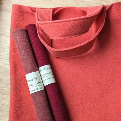 PROMO Coral wool felt coupon 38 x 72 cm (14)